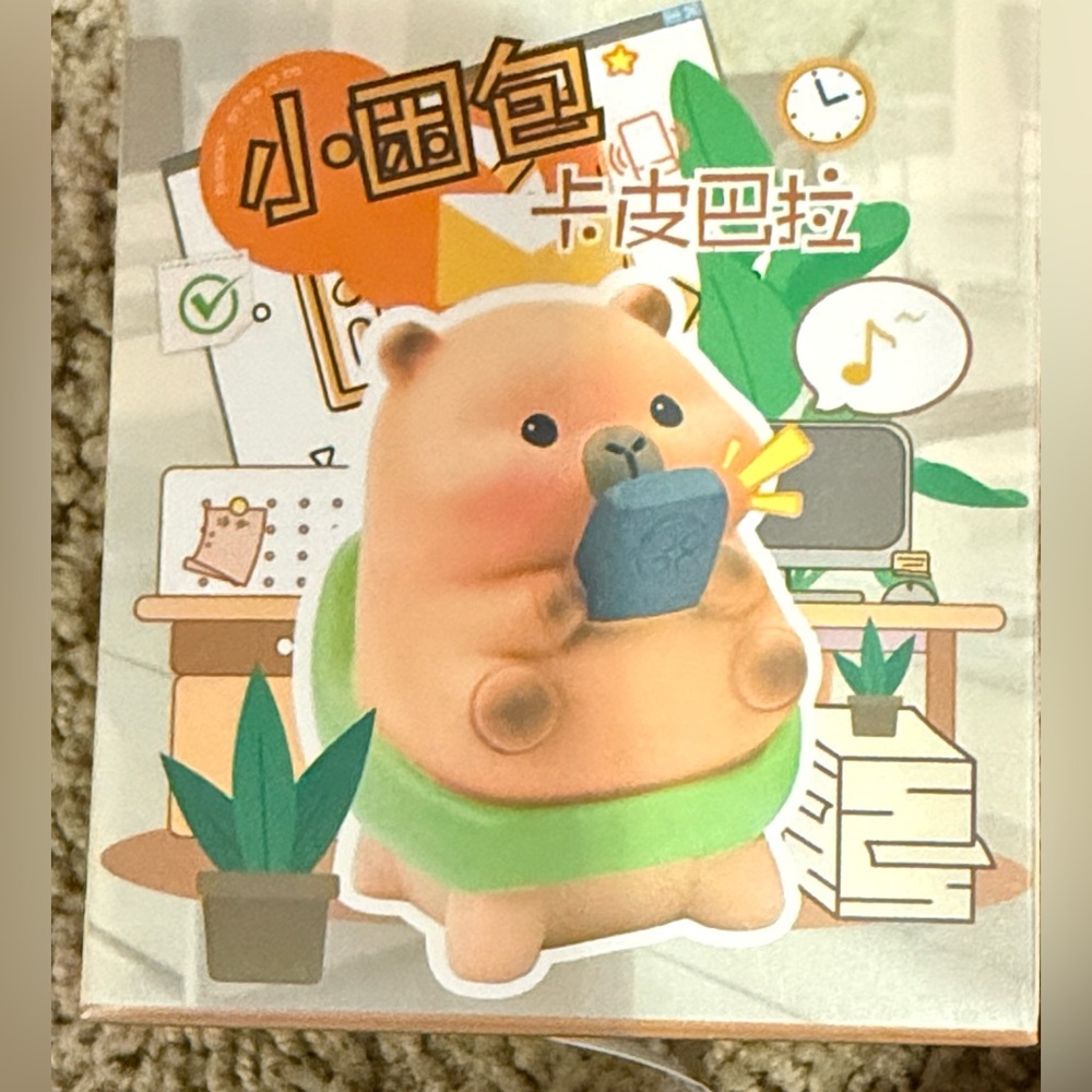 Capybara Daily Life / Capybara's Working Week series  figurines blind box
